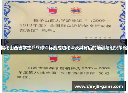 揭秘山西省学生乒乓球锦标赛成功秘诀及其背后的培训与组织策略